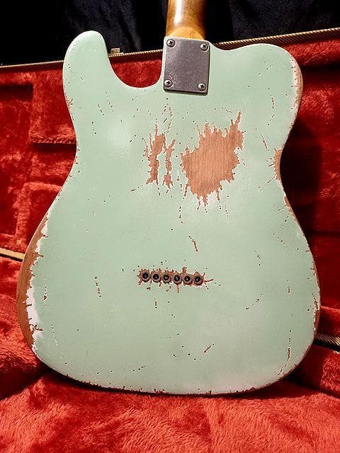 ❆LaquerFinish SurfGreen Relic Telecaster