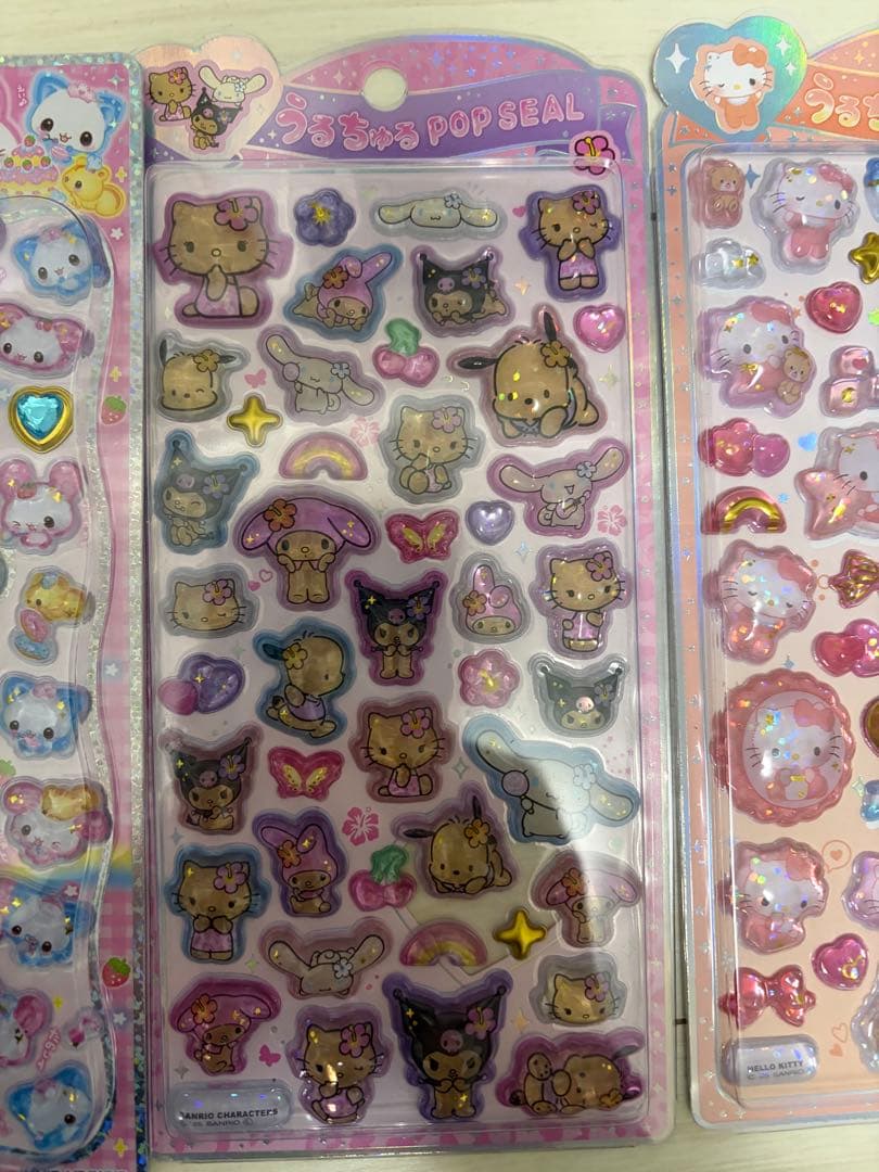 国内正規品　ボンボンドロップシール サンリオ、たまごつち