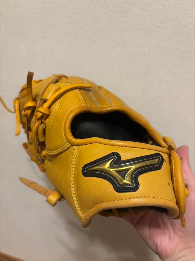 Mizuno FIELD GLUSTER イエローグローブ