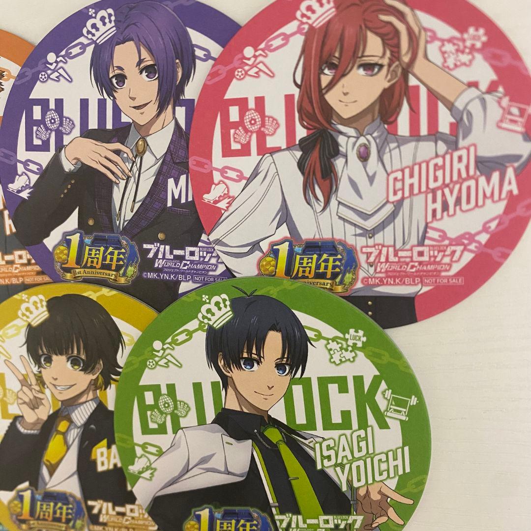 pwcブルーロック1周年記念 コースターセット