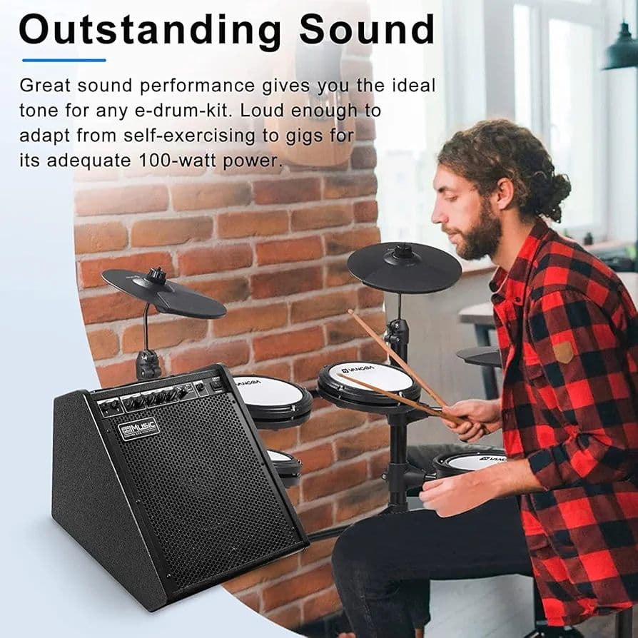 【新品】Coolmusic 100W BT パーソナルモニターアンプ 電子ドラム