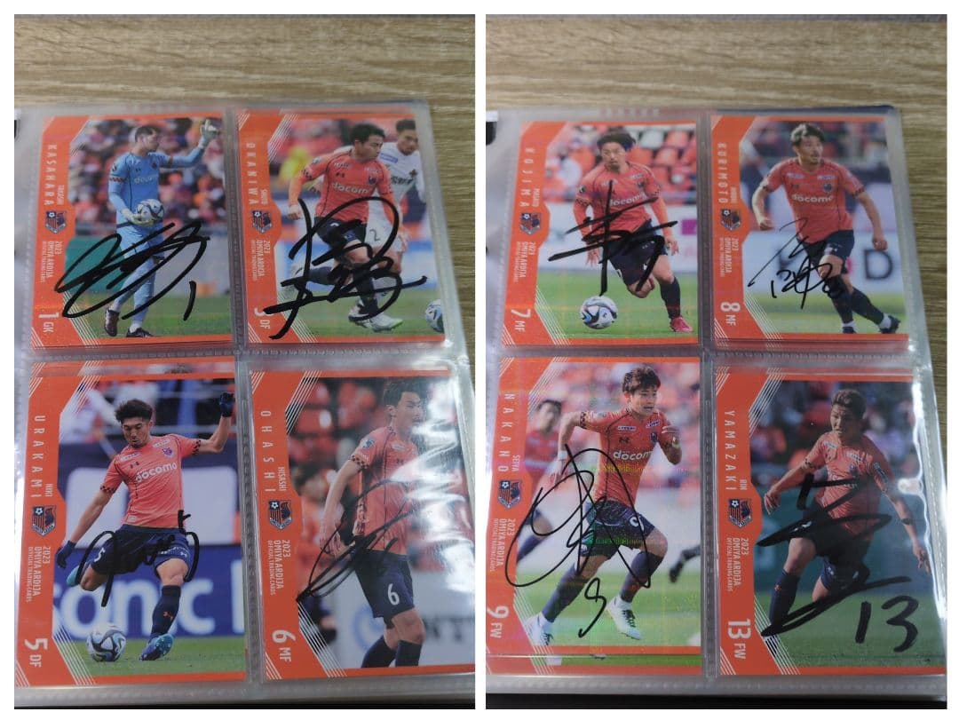 激レア 大宮アルディージャ サイン入り多数 カード チェキまとめ