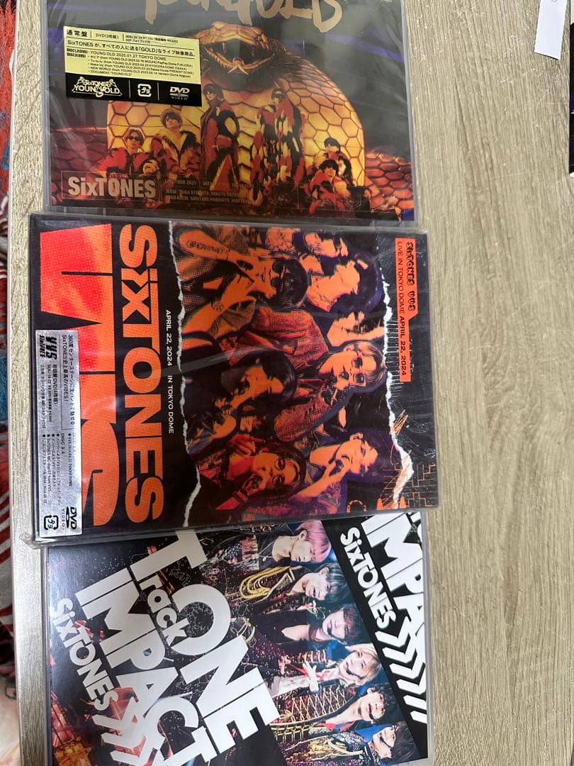 SixTONES ライブDVD3つセットおまけ付き