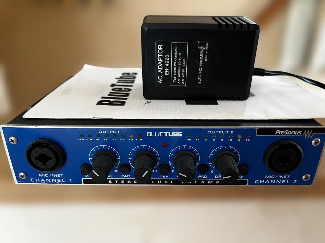 PreSonus Bluetube マイクプリアンプ