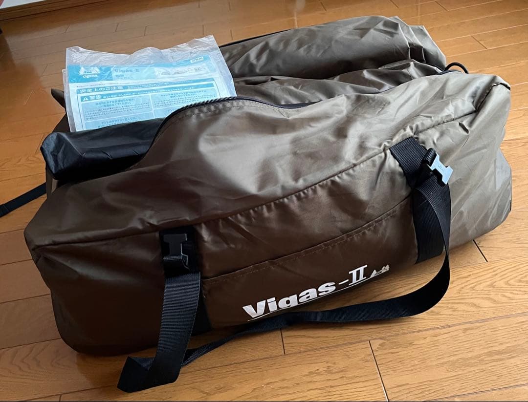 ogawa（オガワ）ヴィガスII＋（別メーカー）ポール＆ロープ＆グランドシート