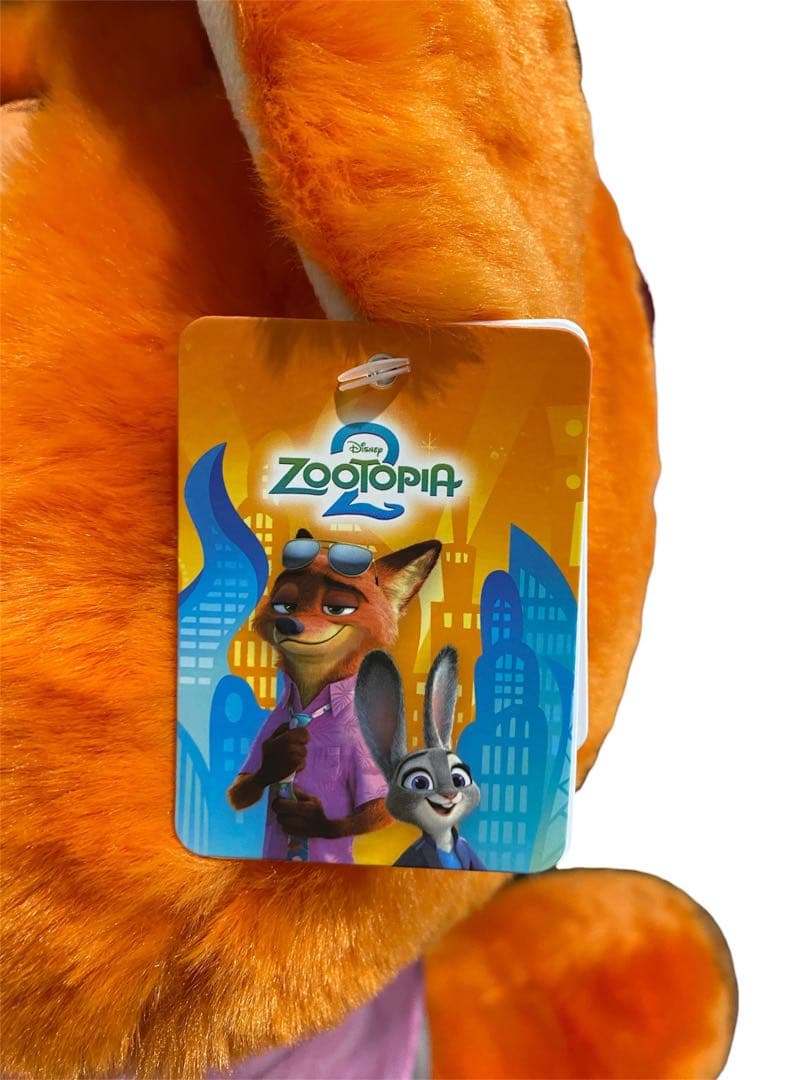 ズートピア 2 ニック ぬいぐるみ　コストコ ブランケット入り　大きい　50cm