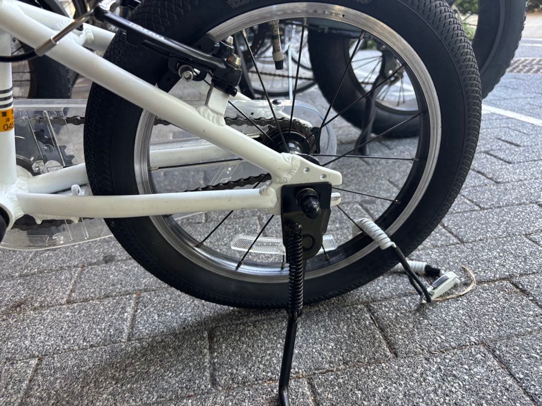 MARIN 16inch子供用自転車 ホワイト　補助輪付