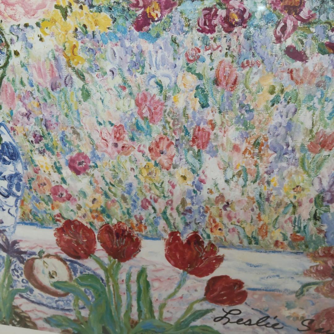 レスリー・セイヤー　ポスター額　アート　大きい