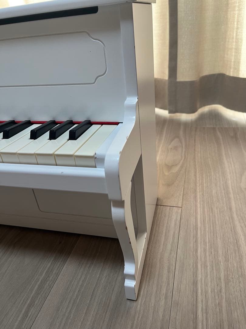 美品 KAWAI アップライトピアノ ホワイト 32鍵 ミニピアノ
