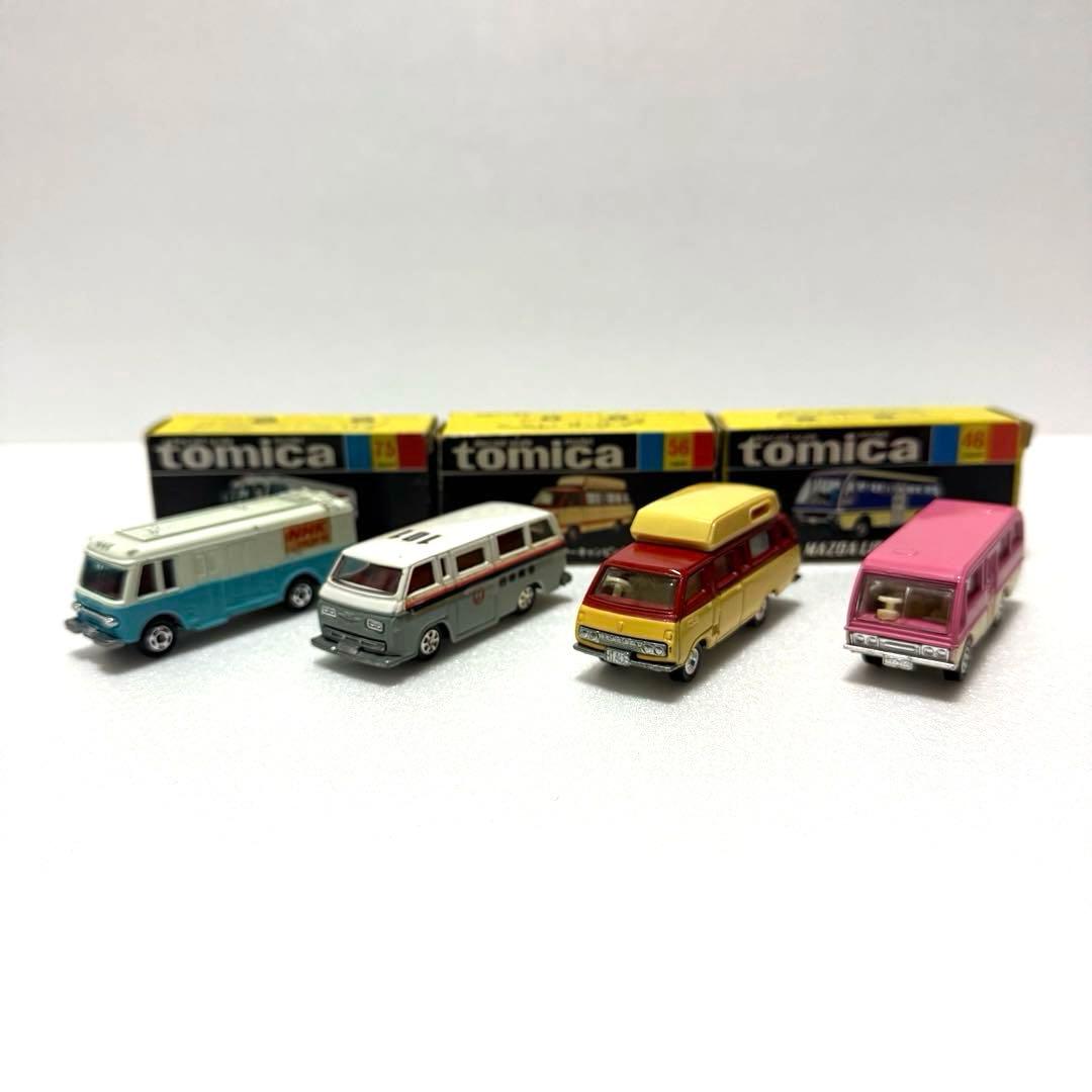 トミカ日本車シリーズ 当時物 マツダライトバス ハイエース NHK TV CAR
