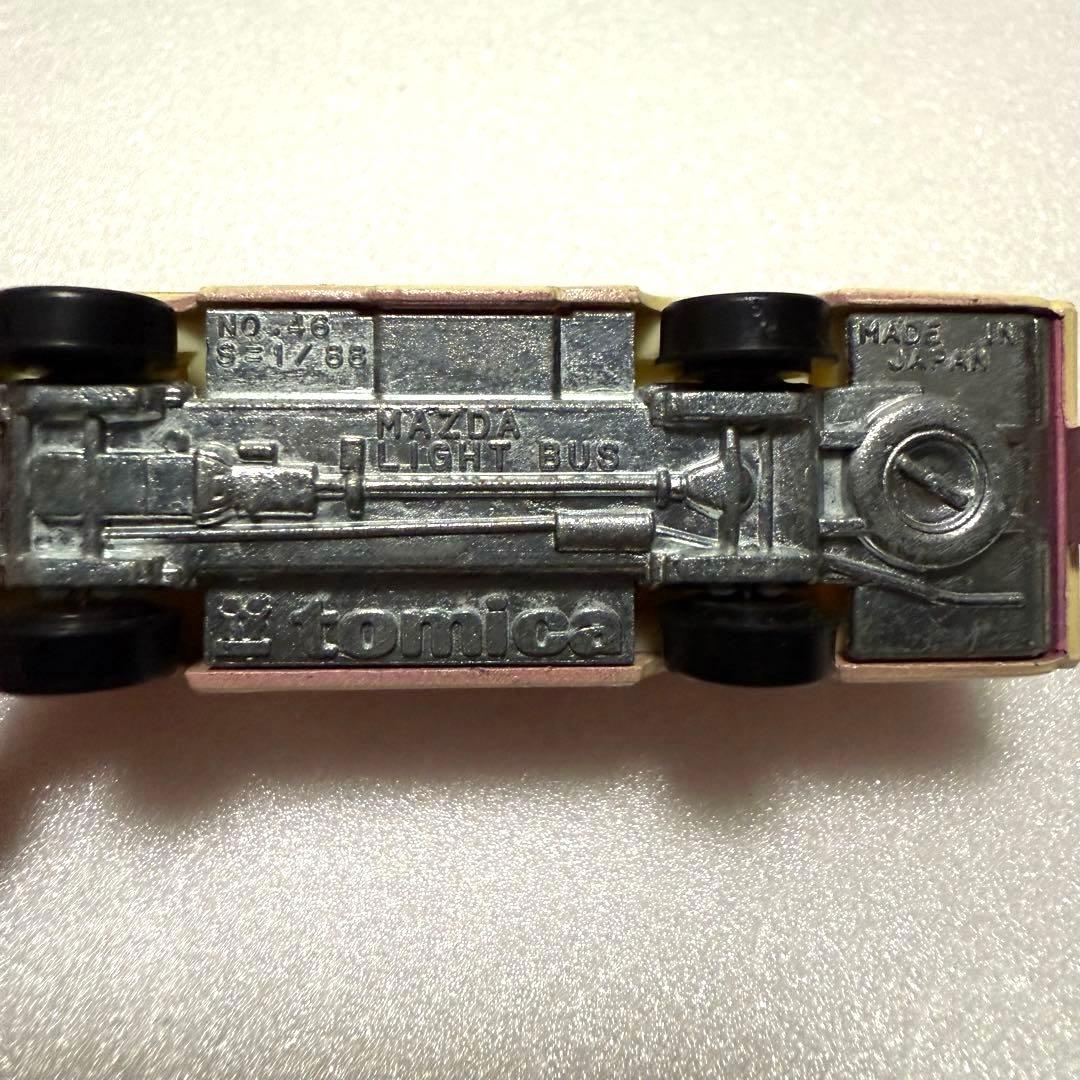 トミカ日本車シリーズ 当時物 マツダライトバス ハイエース NHK TV CAR