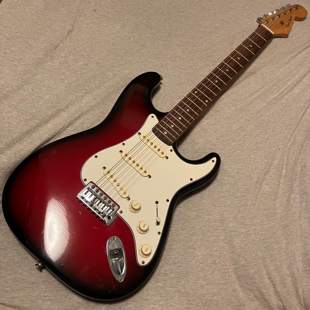 【CLUB JUNO】ストラトタイプ エレキギター レッドサンバースト