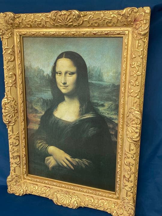 モナリザ　複製画　額