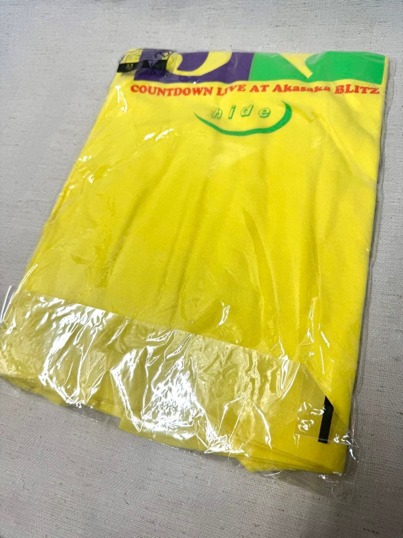 会場限定 XJAPAN 赤坂blitz カウントダウン hide Tシャツ S黄