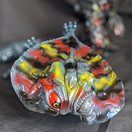 ヘドラセット「ゴジラ対ヘドラ」（Ｙ・ＭＳＦ）ソフビフィギュア４体セット