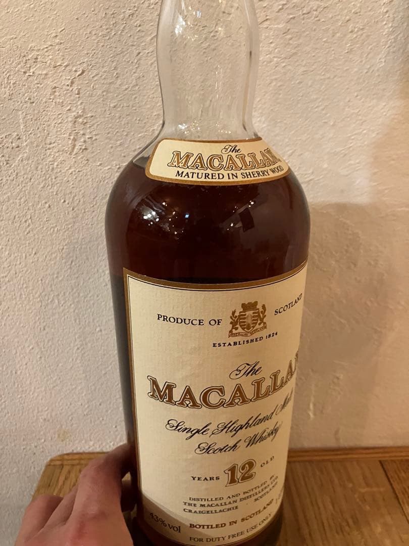 マッカラン12年旧ラベル 1l
