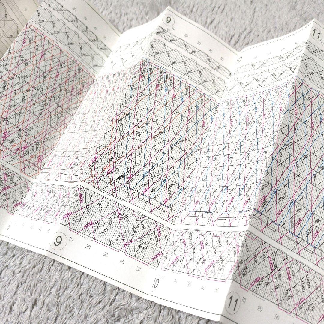 鉄道資料書籍 阪神(阪神電鉄)列車運行図表 ダイヤグラム(平成6年)2冊