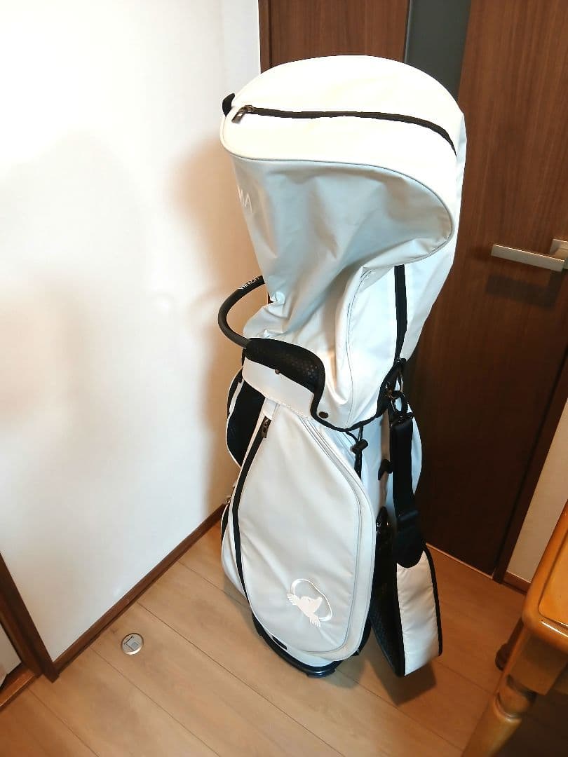 【mako 】本間ゴルフ キャディバッグ ホワイト