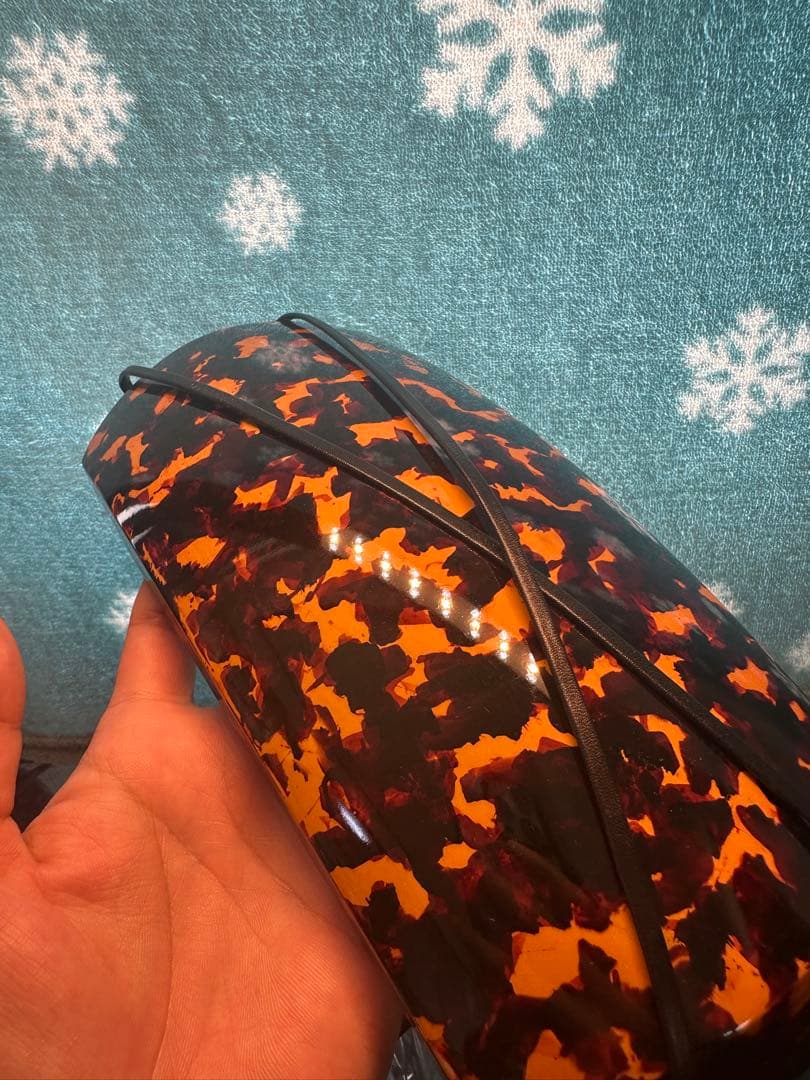 【美品】津軽三味線用　胴掛け　鼈甲調