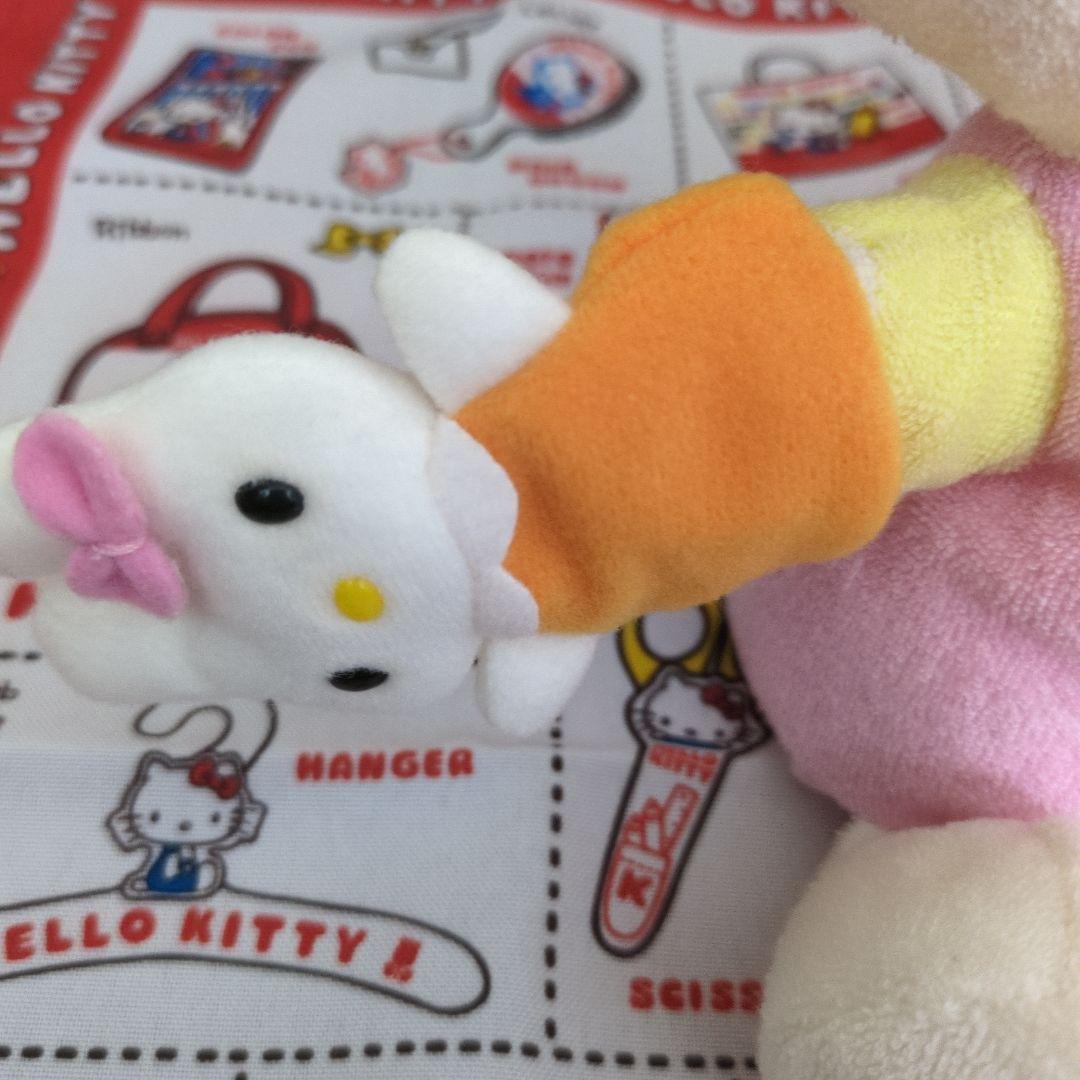 【希少レア】ハローキティ ・ハンドパペット・ぬいぐるみ