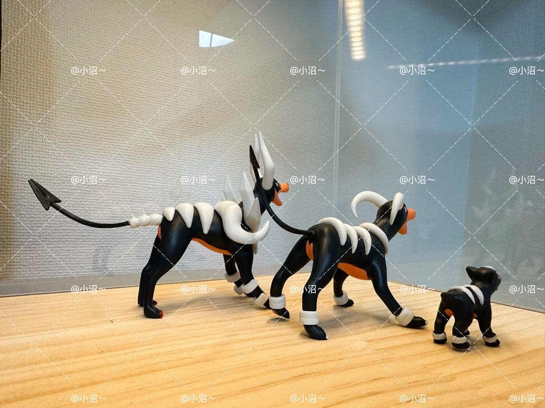 ポケモンスケールワールド　デルビル進化ライン➕メガ形態　1/20サイズ　PVC製