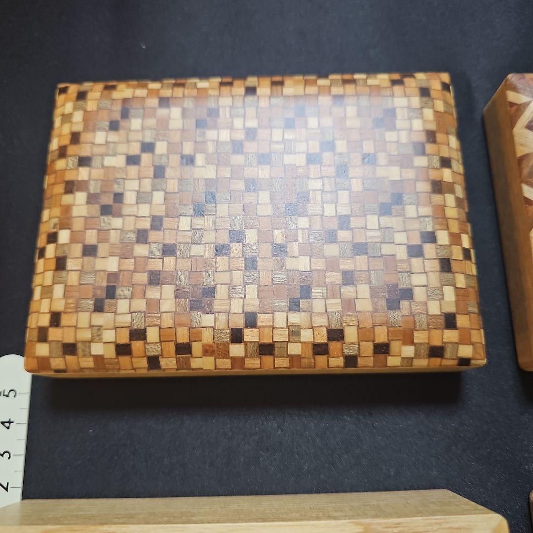 【値下げ】大田木工 OTA MOKKO 箱根寄木細工 木製箱 2セット