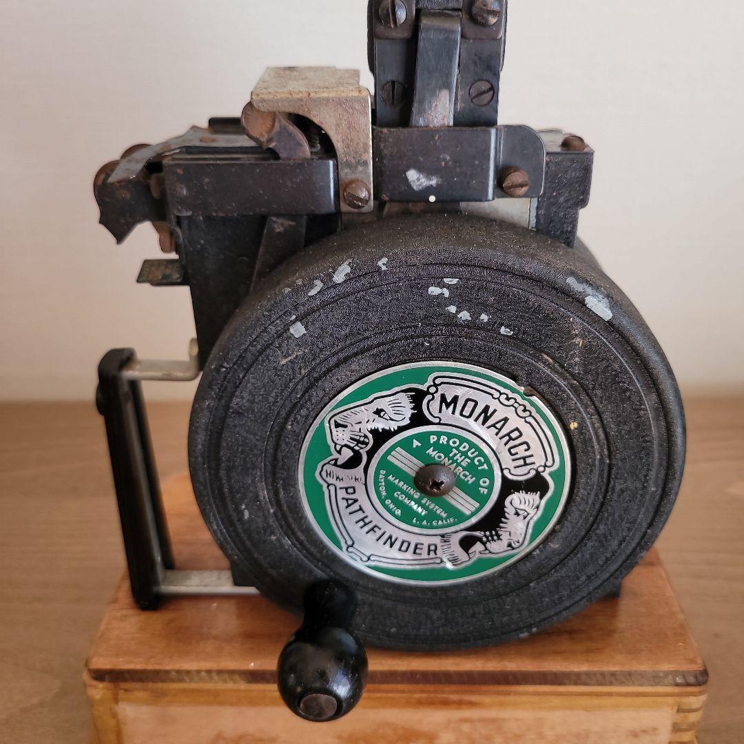 ビンテージ モナーチ価格タグマーキングシステム 工業用アールデコ