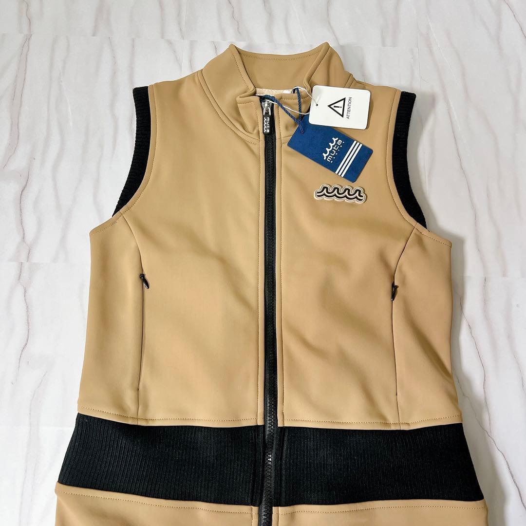 《未使用品》muta MARINE GOLF ナイロンジャージニットワンピース