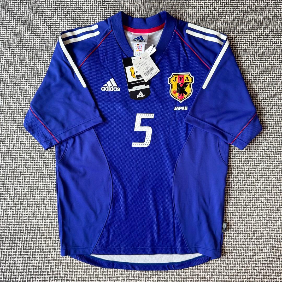 【新品タグ付き・デッドストック】稲本潤一 ＃５ 日本代表（H）２００２日韓W杯