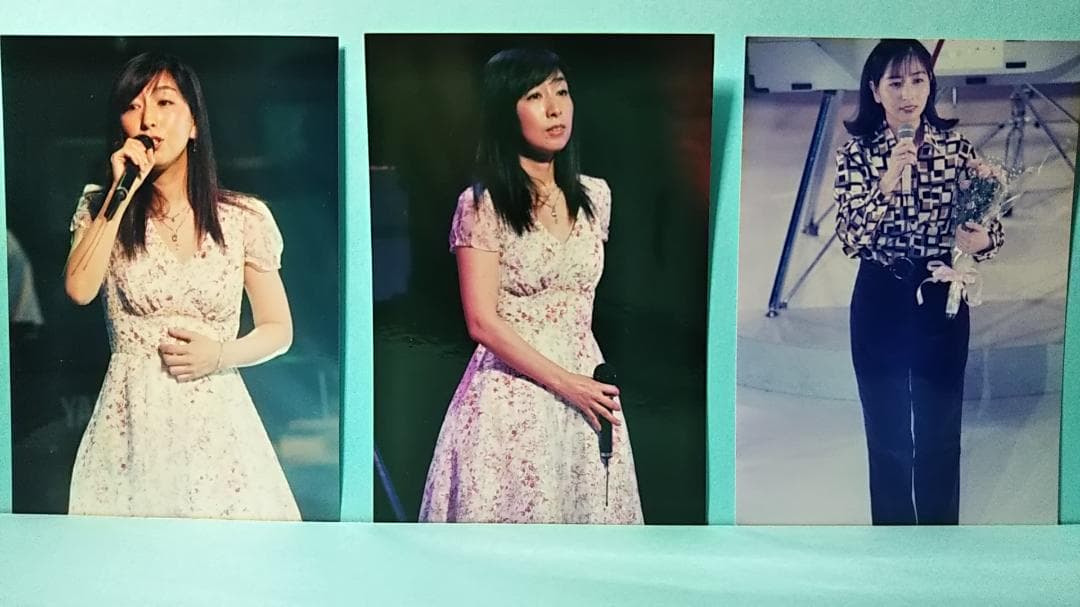 岡村孝子　生写真　3枚組　未使用　非売品