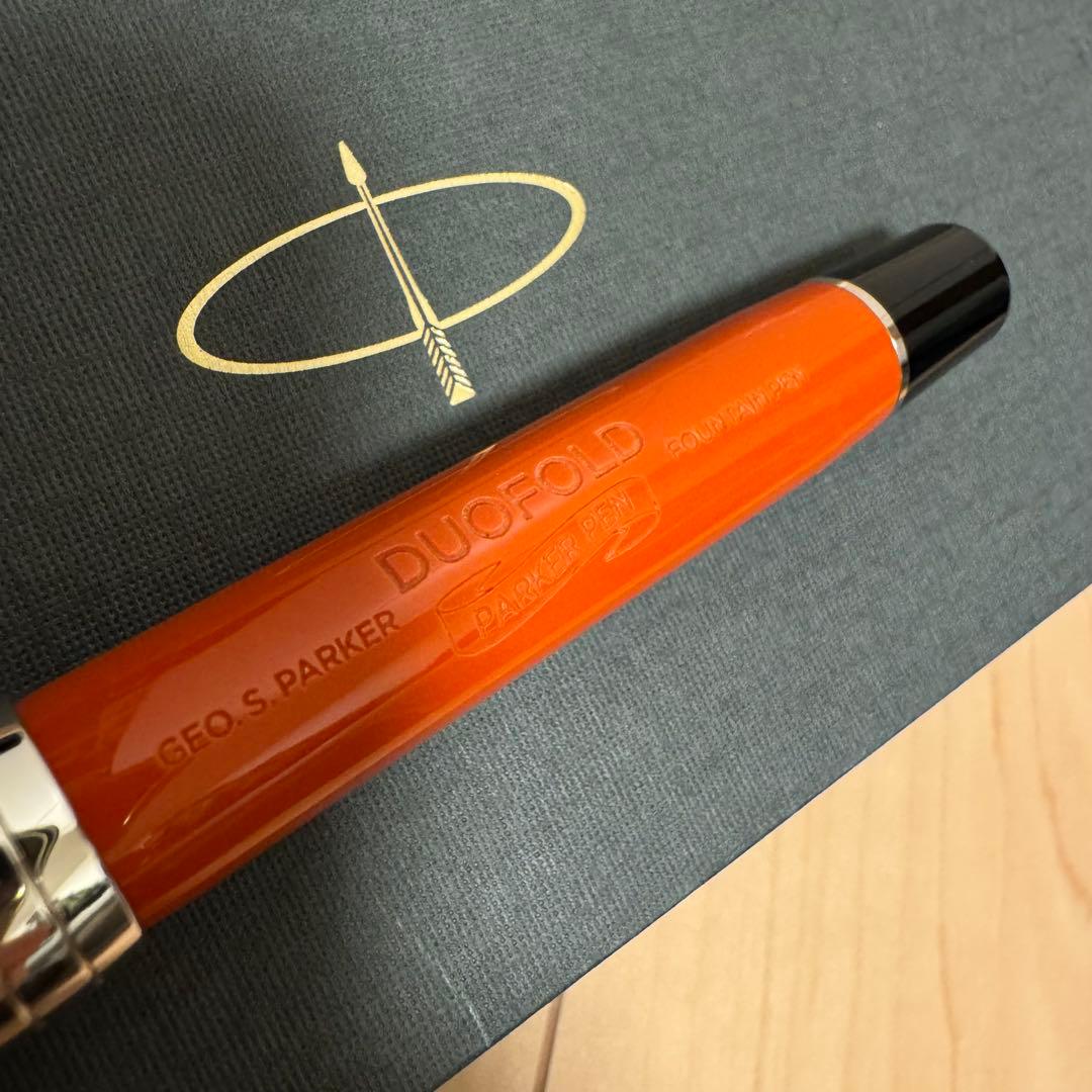 デュオフォールド クラシック ビッグレッドCT センテニアル 万年筆 M（中字）