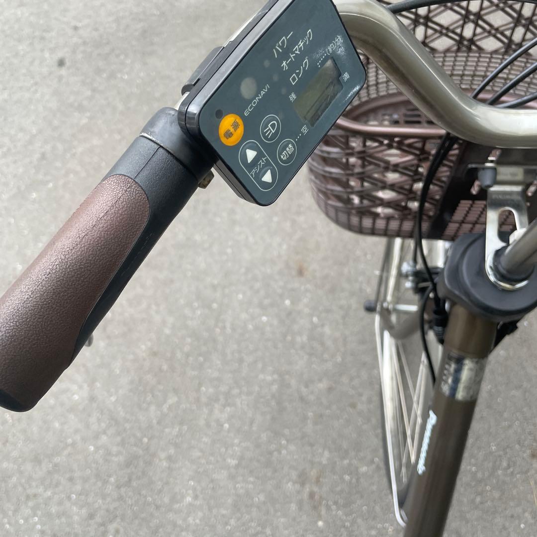 パナソニック電動アシスト自転車26インチ8.9Ah ブラウン