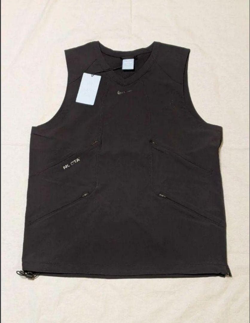 値下げ【希少・新品】ナイキゴルフベストNIKExDrake NOCTA黒 S