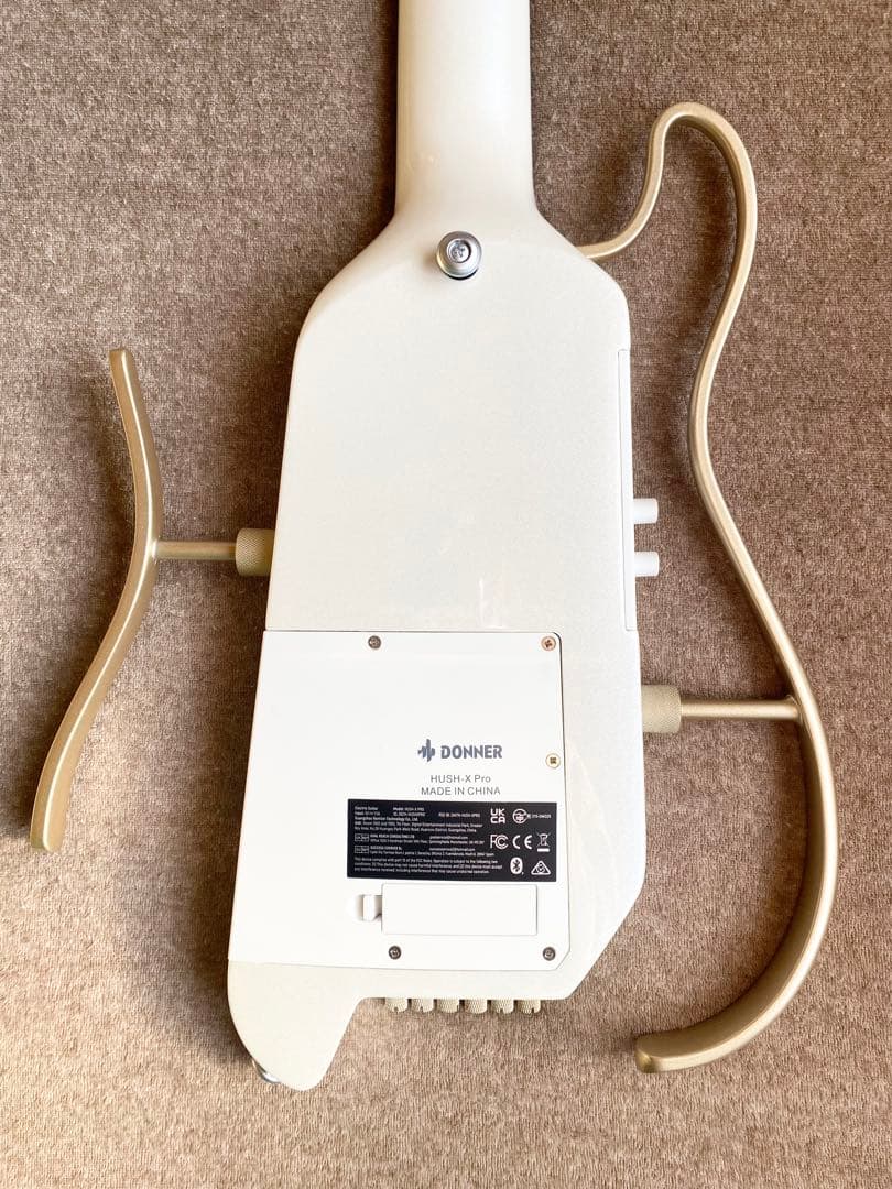【超美品】Donner HUSH X PRO 新色ホワイトゴールド