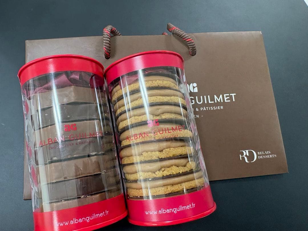 サロンデュショコラ　アルバンギルメ サブレ ジャンドゥージャ　アマンドキャラメリ