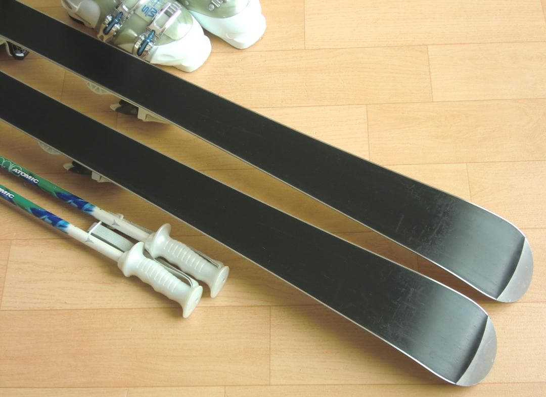 ■■送料無料■ロシニョール■女性用スキーセット■板142靴24.5■メンテ付■■