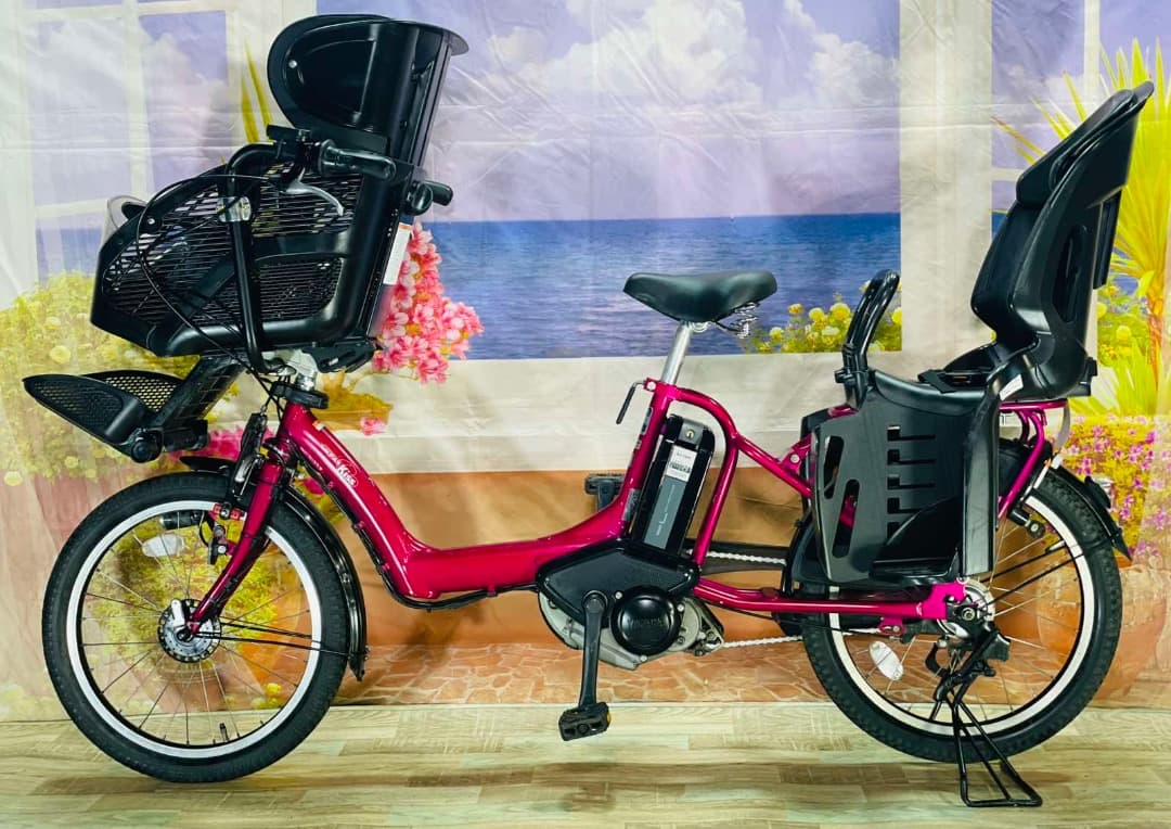 ヤマハパスキス⭐️人気モデル！子供乗せ電動アシスト自転車Y0001