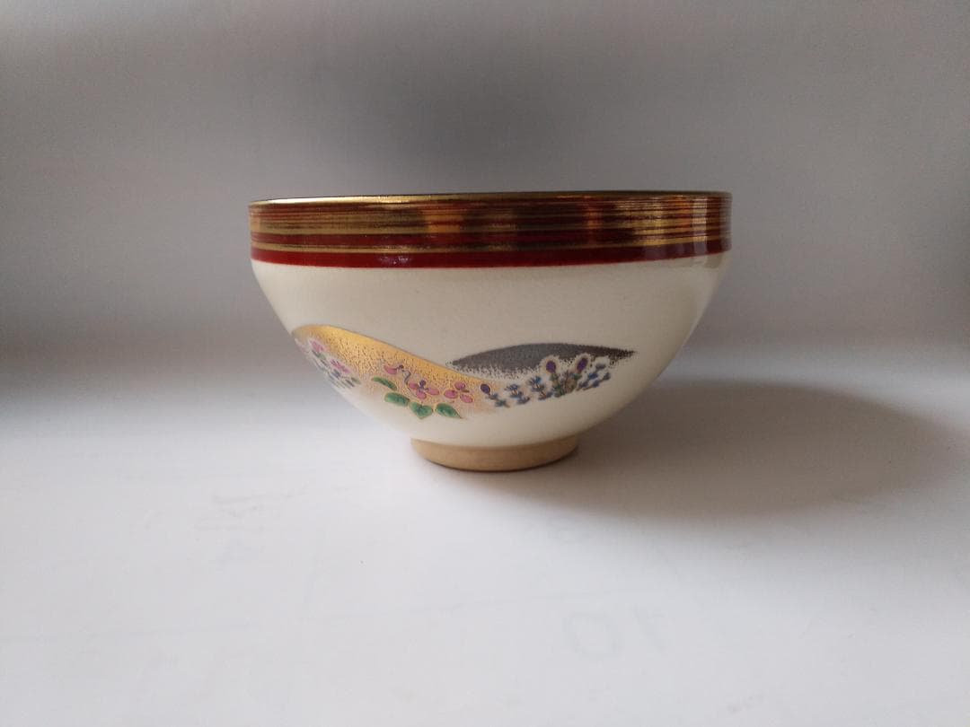 加藤貴山 作 天目金彩山水 抹茶碗 京焼 清水焼 茶道具 抹茶碗 新品 未使用