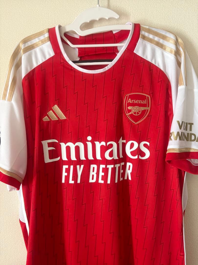 23-24 アーセナルユニフォーム ライス Lサイズ 正規品
