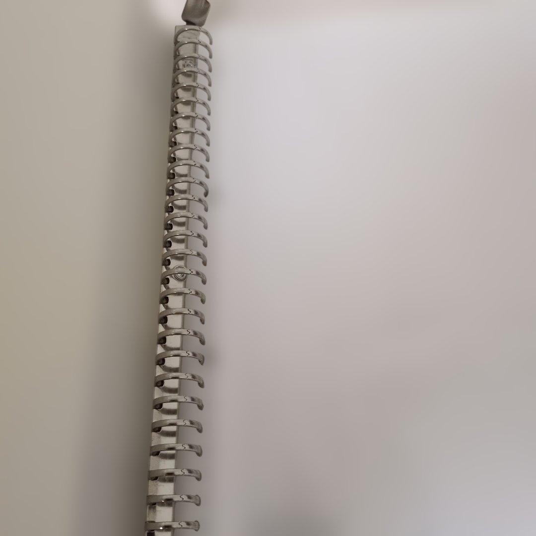 ホワイト A4 クリアファイル リングバインダー