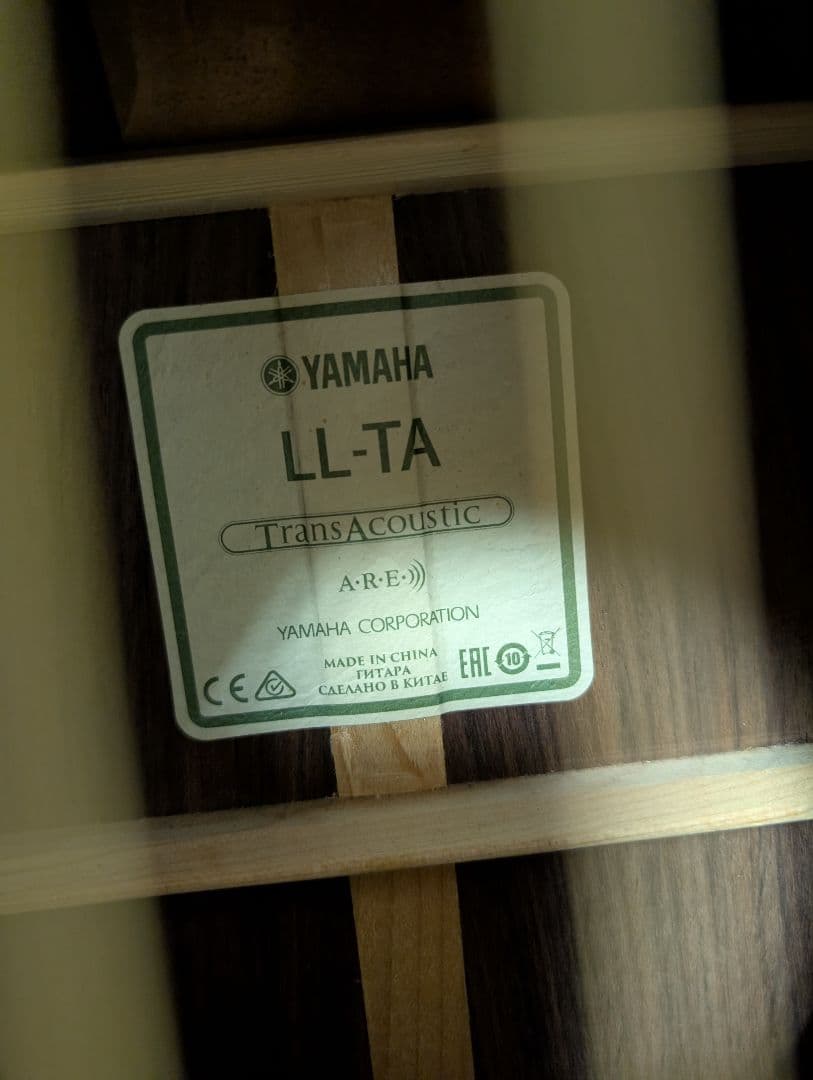 【美品】YAMAHA LL-TA トランスアコースティックギター