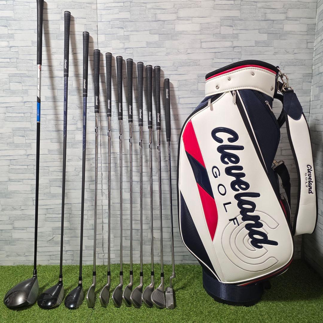 ゴルフクラブメンズセット クリーブランド テーラーメイド SLDR フルセット