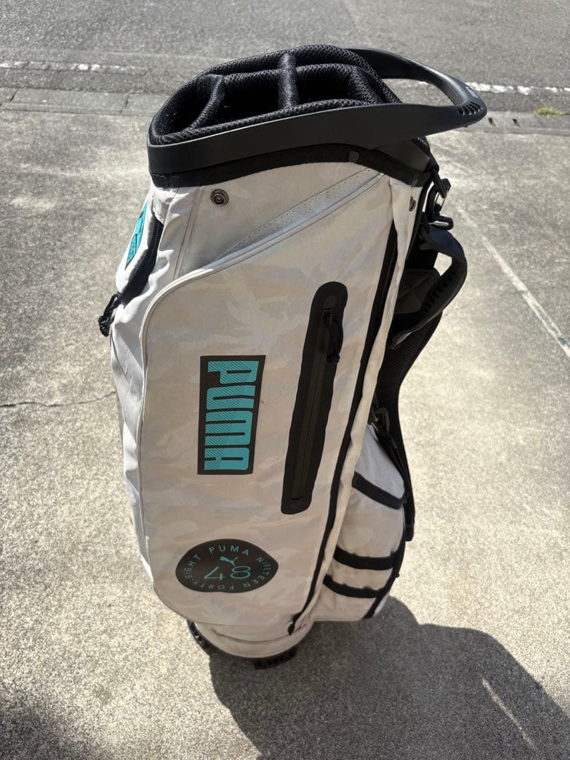 PUMA プーマ 軽量 9.5型 6分割 キャディバッグ カモフラージュ柄
