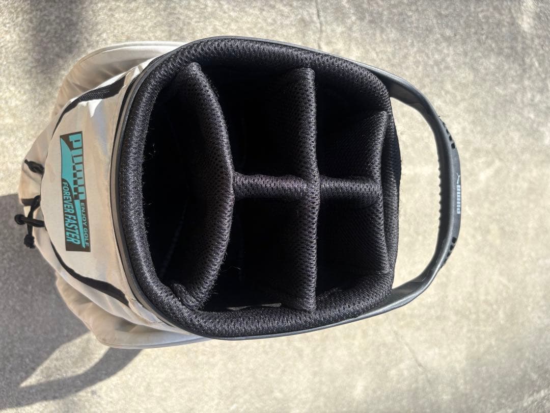 PUMA プーマ 軽量 9.5型 6分割 キャディバッグ カモフラージュ柄