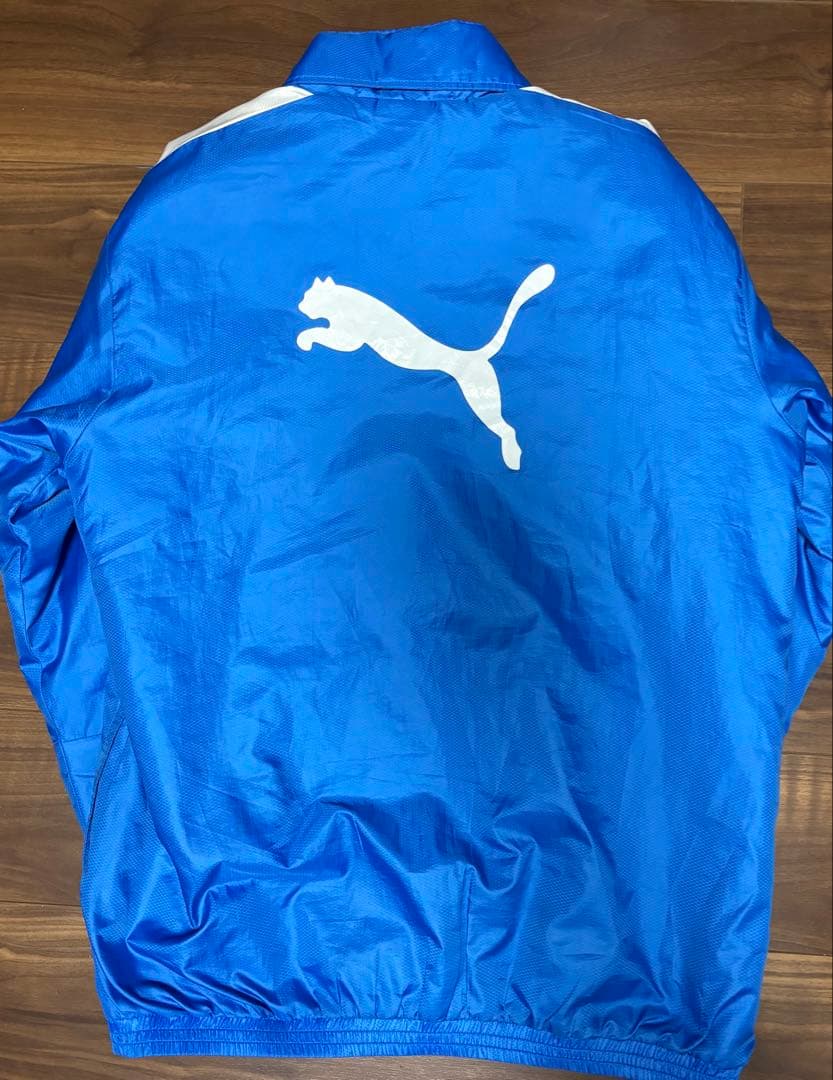 Puma ピステ・ウィンドブレーカー 青　上下