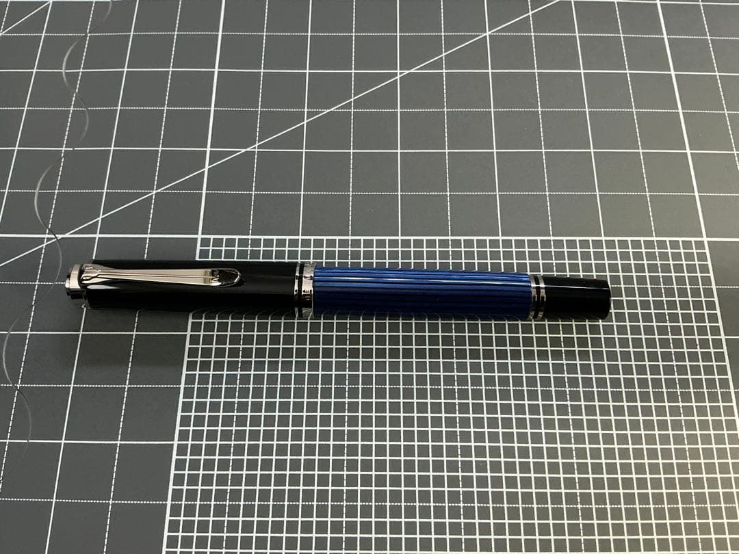 ペリカン M405 ブルーストライプ 万年筆 細字 未使用品