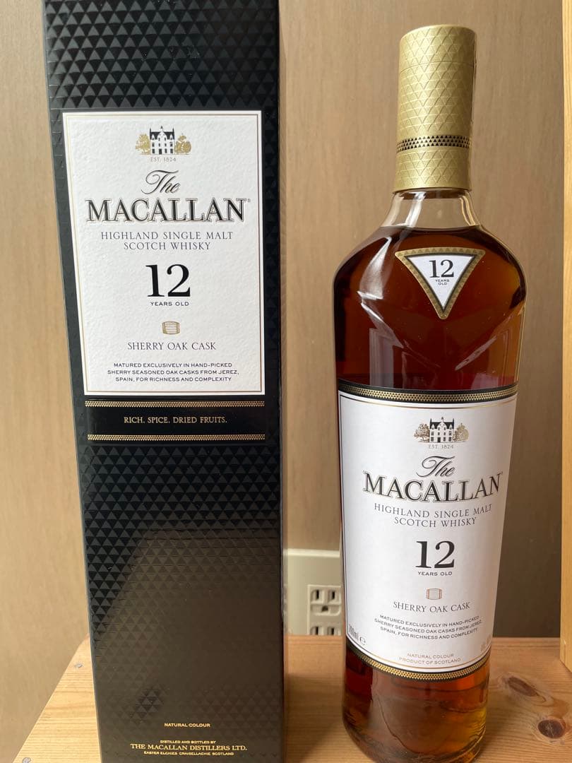 ザ・マッカラン　シェリーオーク　12年　40°　700ml