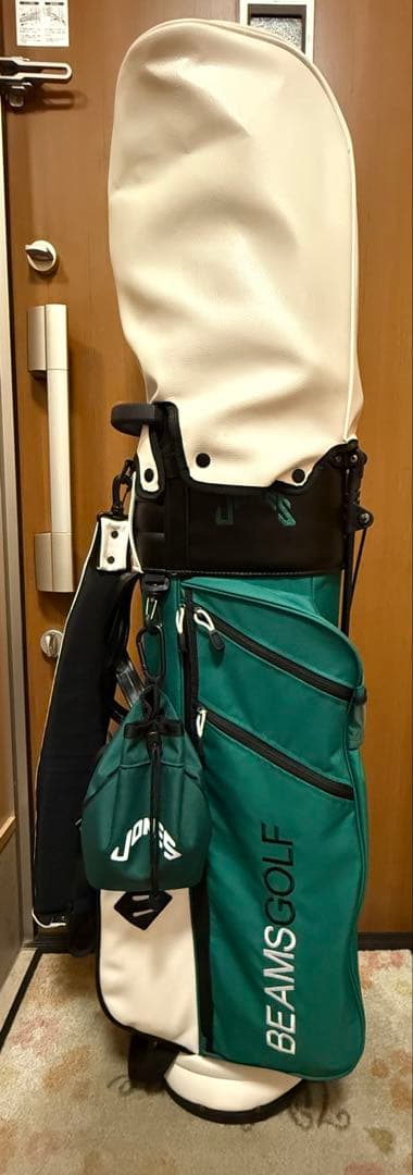 ビームスゴルフ 【別注】JONES Trouper GREEN キャディバッグ