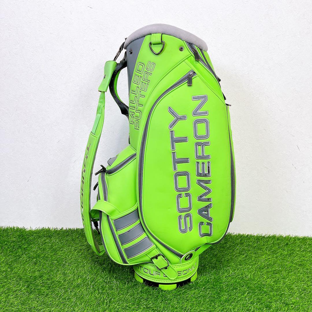 スコッティキャメロン サークルT スタッフバッグ キャディバッグ　ライムグリーン