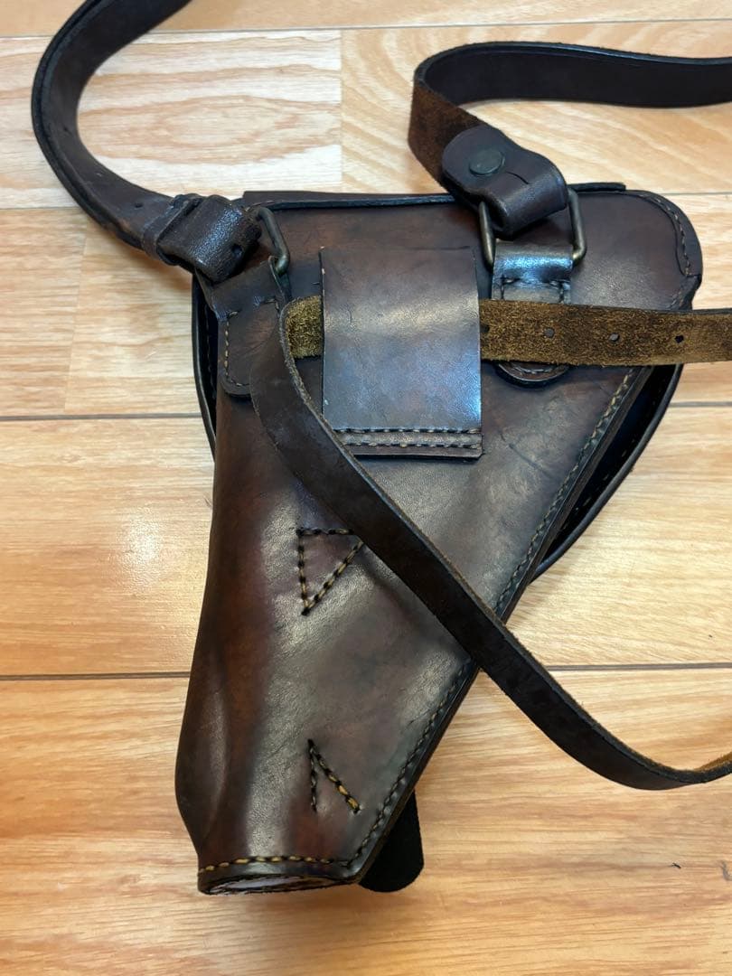 南部十四年式 拳銃嚢 斜革付
